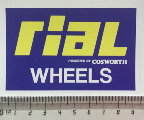 Sticker decal rial - rial, wheels