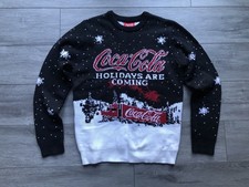 Official Coca Cola Christmas Truck Black Jumper - Holidays Are Coming