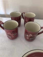 Denby Demask Tea Cups X 4