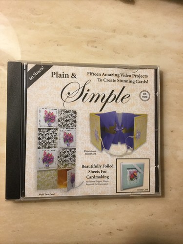 Plain simple cardmaking - &,