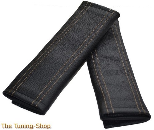 Black genuine leather seat - leather,