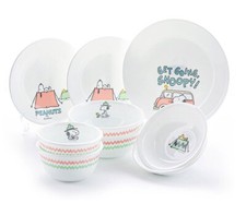 CORELLE x PEANUTS Snoopy Camping 2-Person SET – 9 Pieces / EXPRESS