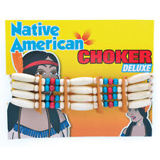 INDIAN CHOKER DELUXE NATIVE AMERICAN JEWELLERY FANCY DRESS ACCESSORY