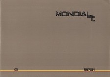 Ferrari Mondial t 1989-90 Launch Press Pack In English Coupe Cabriolet