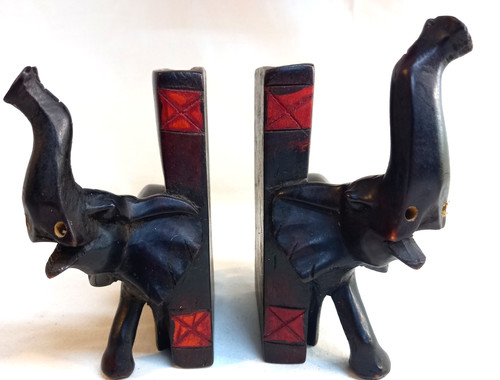 Ethnic vintage bookend pair - ethnic,