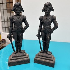 2 CAST IRON NAPOLEON VICTORIAN