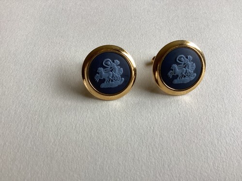Wedgwood cufflinks decorated - cufflinks,