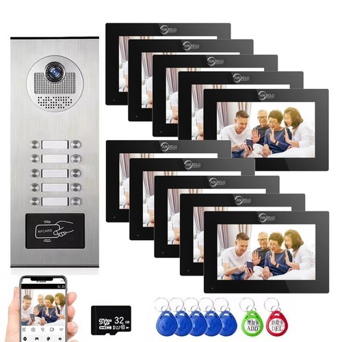 Touch video door entry 10 - 7",