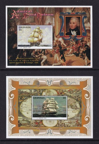 Grenada 1996 ships - ships, miniature