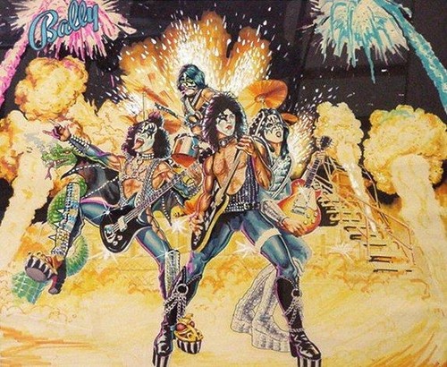 Bally kiss pinball manual - bally,