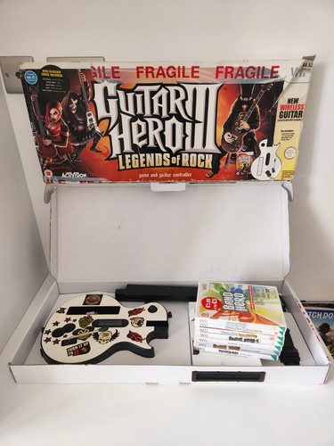 Wii guitar hero iii gibson - guitar,