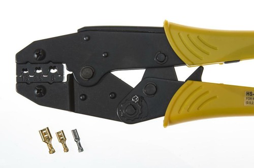 Ratchet crimp tool for non - crimp,