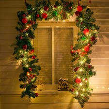 9FT Swag Traditional Pre-Lit