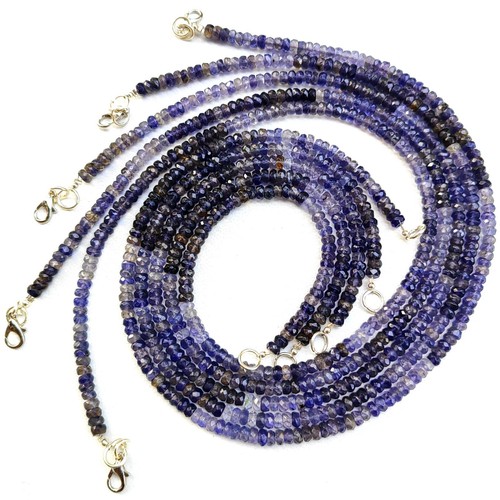Natural iolite gemstone - natural, mm
