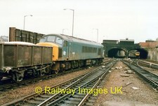 Railway Photo 6x4 Class 45 45052 BR Blue MSV Sand Wagons Sheffield c1987 P1