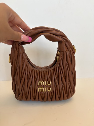 Miu brown - brown, ruched