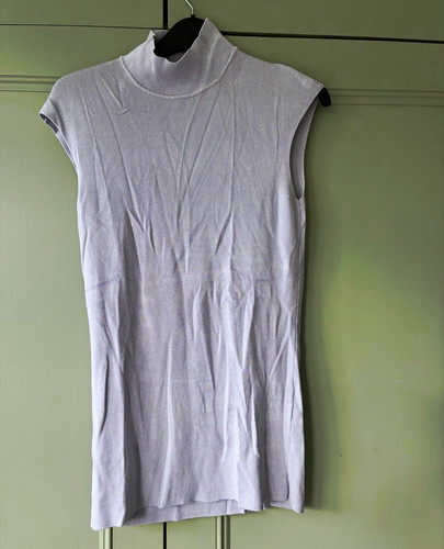 Reiss grey ribbed knit mock - reiss,