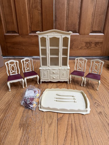 Vintage sindy dining table - sindy, 4