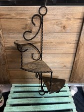 Vintage twisted wrought iron - twisted,
