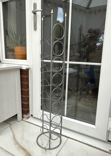 Slim tall bottles grey metal - slim,