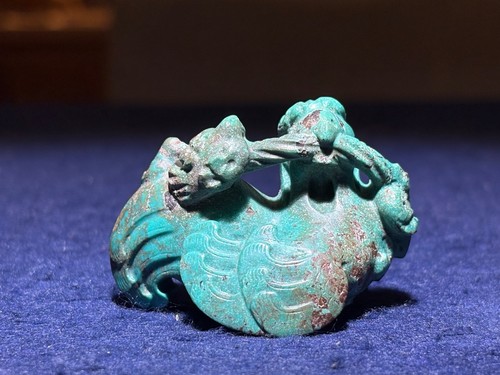 Chinese turquoise old - , carving