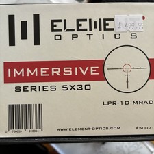 Element Optics Immersive 5x30 Long Eye Relief Scope