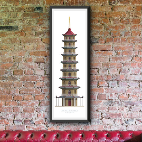 The great pagoda kew - pagoda,, gardens