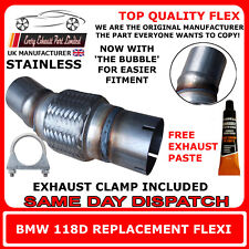 BMW 118D Exhaust Flexi Flex Easy Repair front pipe Stainless