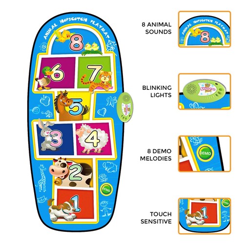 Foldable musical play - foldable, for