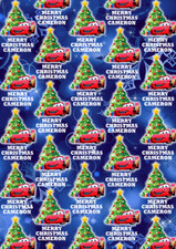 DISNEY CARS Personalised Christmas Gift Wrap - Disney Cars Wrapping Paper D2