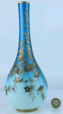 Thomas Webb, Gilt decorated art glass vase. Possibly Jules Barbie
