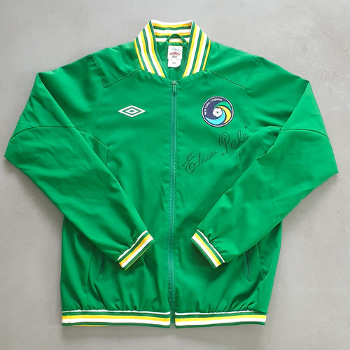 Pele signed new york cosmos - signed,