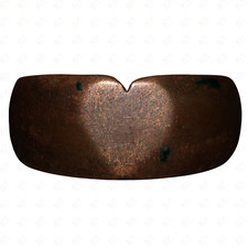 1913 Great Britain George V 1 Penny Coin Love Heart Ring – 16.7mm – Bronze