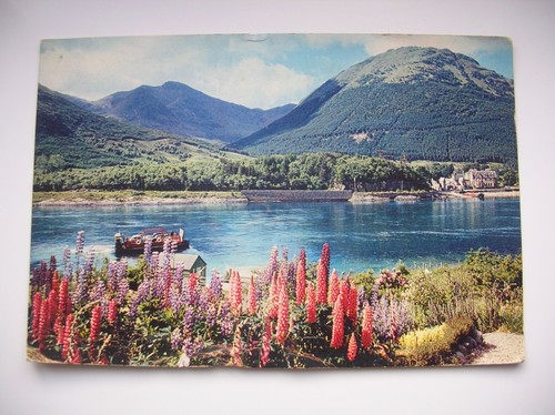 Ballachulish ferry postcard - ballachulish,