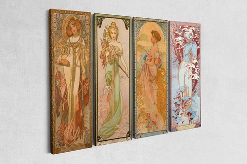 Alphonse mucha four seasons - alphonse,