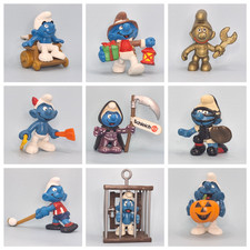 Vintage Smurf Figures - Peyo -