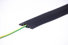 Floor Cable Protector 1m - 9m - 10mm Channel Black Rubber Cable Ramp 2m 3m 4m 6m