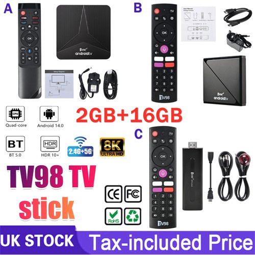 Tv98 android smart tv box - android,