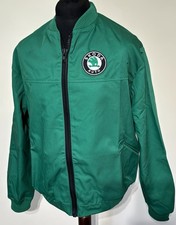 New Top Quality Skoda Badged Lined Zipped Bomber Jacket 44" Chest