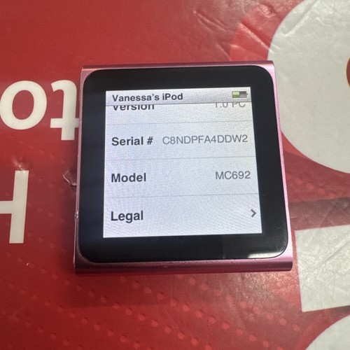 Apple ipod nano 6th generation - apple,