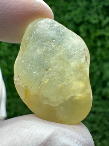 Naturally tumbled topaz not - tumbled,