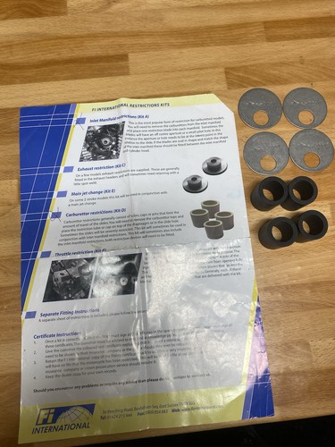 Yamaha 2001 restictor kit - r6,