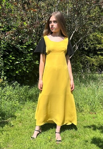 Vintage arnel yellow - 70's,