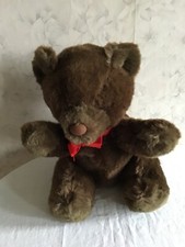 Tebro Vintage Brown Plush Bear. 12” high, sitting down. Excellent condition.