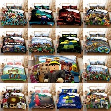 Piggy Roblox Quilt Duvet Cover Bedding Set Pillowcase Single Double King Size UK