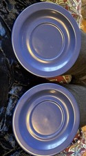 2 x Blue Hornsea Saucers From