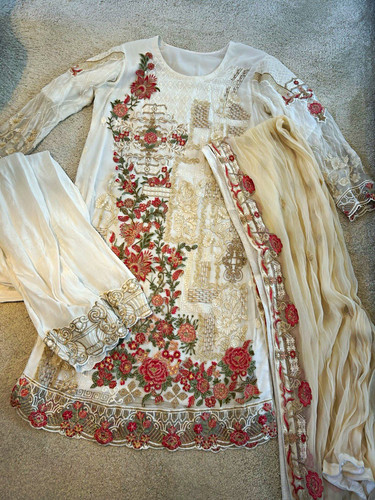 Women white chiffon - white,