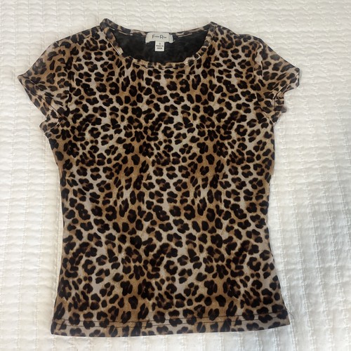 Juniors leopard print mesh - leopard,