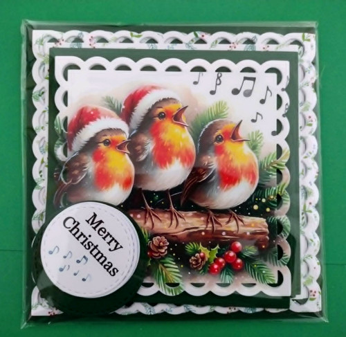 Card making christmas - making, toppers