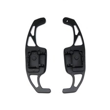 Black Paddle Shifter Lever Extensions For VW Golf MK5 MK6 VI R32 R GTI TSI DSG